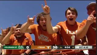 TEXAS VS COLORADO STATE FOOTBALL HIGHLIGHTS