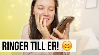 DAILY VLOG! (20/11-16) Ringer till er! 😇