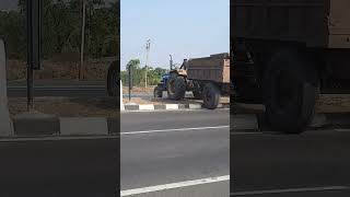 Road crossing |tractor stunt