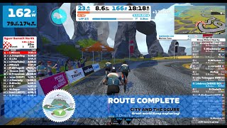 Pre zRacing City and the Sgurr 2-lap Recce via Stage-4 of ZRS Podium Rides