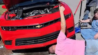 Gbody hitting the streets Mobile mechanic daily life 2015 Camaro 2SS AFR Gauges put in Street racing