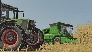 Oporowe Żniwa kukuryny 🔥 Fendt & ᒍEᒪOᑎEK 🤩 Farming Simulator 22 💙