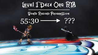 Level 1 Data Org RTA - World Record Progression [Kingdom Hearts 2 Final Mix]