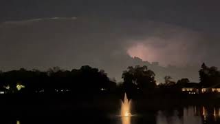 Lightning over Lakeland, Florida part 2 #lightning #lakelandfl #lakelandflorida