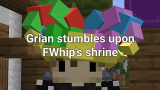 Grian accidentally discovers FWhip's shrine