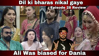 Pakistani Bigg Boss Tamasha 3 EP 28 Review Dil ki bharas nikal gaye😂Ali Zeeshan was biased for dania