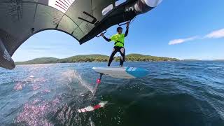 SIC 5m Raptor V3 Wing & Slash 1100 HAR Foil on Lake Winnipesaukee