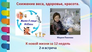 Как похудеть правильно. Велнес клуб 2 я встреча