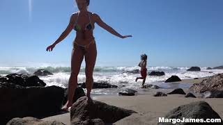 Zuma Beach in Malibu, CA vlog Margo James