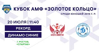 Кубок 2015 Рекорд - Динамо синие