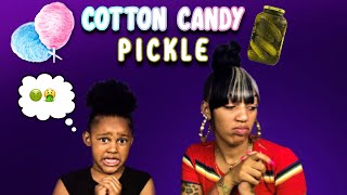 Cotton candy pickle review!! Is this REALLY A THING?!😳