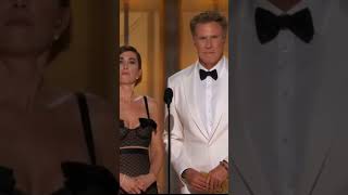 Kristen Wiig and Will Farrell Get Sidetracked at Golden Globes 2024