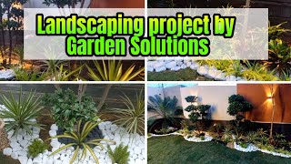 Landscaping project by Garden Solutions #landscape #landcaping #homelandscape #tranformation