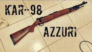 KAR98K azzuri mod bolt action test shoot