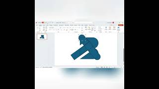 Create a B Shape LOGO in PowerPoint  #logo #design #art