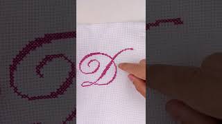 Quer bordar letras em ponto cruz? #crossstitch #pontocruz #bordado #handembroidery