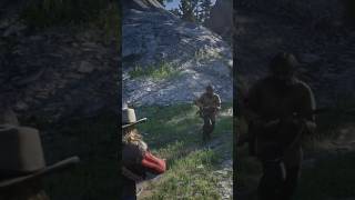 Why would he charge at me 😆 #youtube #shorts #gaming #reddeadredemtion2 #rdonline #reddeadcommunity