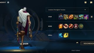 Build Jhin Critical Damage Tersakit🔫💦 | Wild Rift