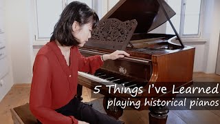 5 Things I've Learned: Playing Historical Pianos | Tiffany Vlogs #171