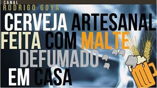 Fazer Cerveja Artesanal Defumada - Maltes Tostados e Defumados em Casa Fake Smoked Ale Rodrigo Goya