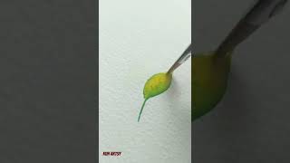 Painting leaves || Ruh Artsy #shorts #paintingleaves #ruhartsy