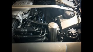 2013 Aston Martin V8 Vantage Oil Catch Can Install Time-lapse