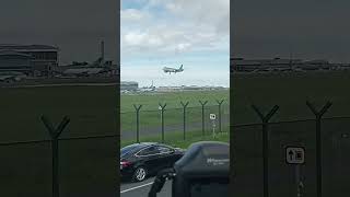 Aer Lingus A320 touching down at DUBLIN AIRPORT.(EIDW)