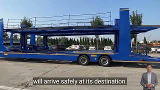 car carrier transport semi trailer