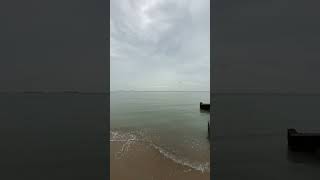 An evening before Maghrib at Pantai Puteri, Melaka Healing di pantai #beach #Shorts