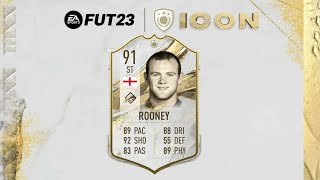 FIFA 23 WAYNE ROONEY PRIME ICON CHEAPEST SBC SOLUTION