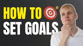 How To Set Goals | Advice from Software Engineer