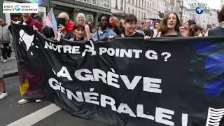 Manifestation «contre le gouvernement Macron Barnier» à Paris