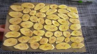 Healthy Plantain Chips Baked With Avocado Oil | Gluten Free, Dairy Free Snack