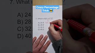 Find Percentages in Seconds | Percentage Problems - Shortcuts & Tricks 😎 #math #maths #percentage