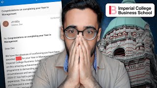 LIVE REACTION: Opening My Imperial Business School Degree Results