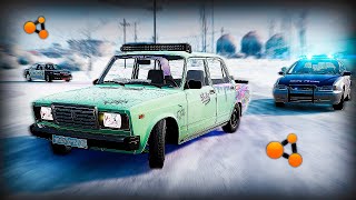 ПРИНЯЛИ ЗА ЗИМНИЙ ДРИФТ НА ЖИГЕ в BeamNG.drive | DESTIMAGE