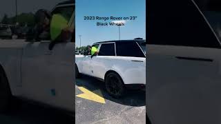 2023 Range Rover on 23" Black wheels