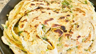 Chilli Garlic Lachcha Paratha recipe|Chilli Garlic Paratha with Whole Wheat Flour| Breakfast Recipe