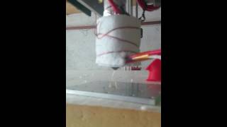 3D Printer Pellet Extruder first test