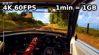 Highest Recording Settings in ShadowPlay in Dirt Rallye 2.0