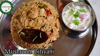 100% Perfect Mushroom Biriyani with homemade Biriyani masala/mushroom pulao/Niki's Spice foods