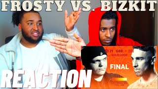 It Got DISRESPECTFUL!! | Frosty 🇬🇧 vs BizKit 🇺🇸 | GRAND BEATBOX BATTLE 2021: Grand Final (REACTION)