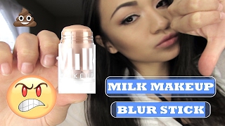 BLURS YOUR PORES?! MILK MAKEUP BLUR STICK REVIEW