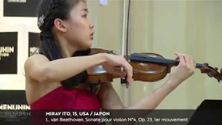 Miray Ito performs Beethoven's Violin Sonata No. 4, Op. 23