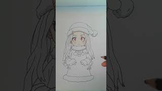 Drawing Eri Christmas version