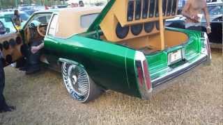 Candy Green Caddy on 28" DUB Bellagios