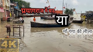 प्रयागराज में बाढ़ | इलाहाबाद में बाढ़ || Flood in Prayagraj || flood in allahabad 2022  uttar Pradesh