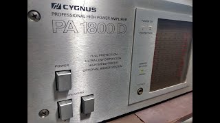 Consertos Vintage 068 - amplificador PA1800D - Cygnus -  (parte 01) - #0361