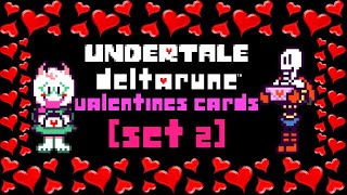 Undertale/Deltarune Valentines Cards Dubbed [Set 2]