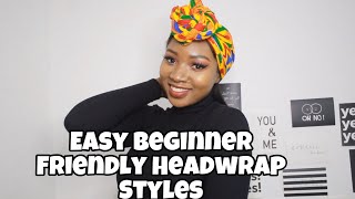 HEADWRAP STYLES | FOR BEGINNERS | How to: Style your Headwrap | ft HairFantasy | Zimbabwean Youtuber